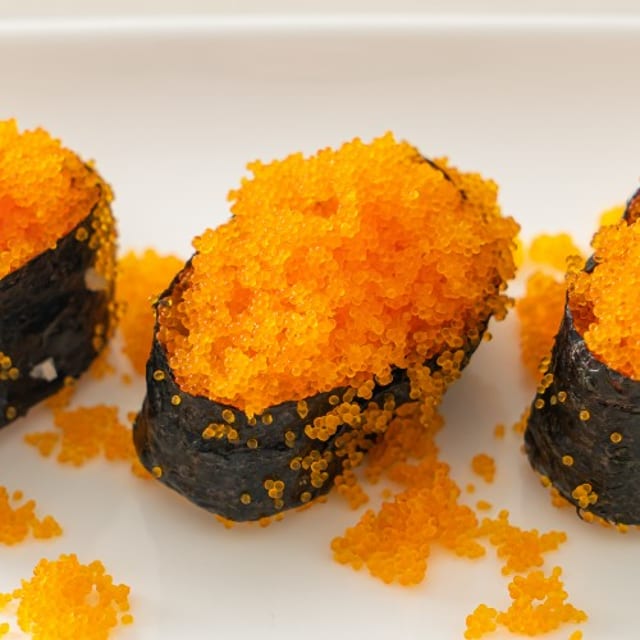 Smelt Egg (Masago) Nigiri.