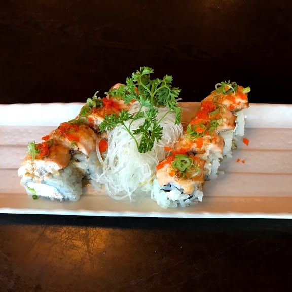 Baked Salmon Roll.